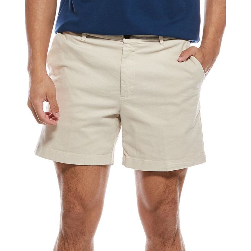 Robert Talbott Mens  Douglas Chino Short, Beige